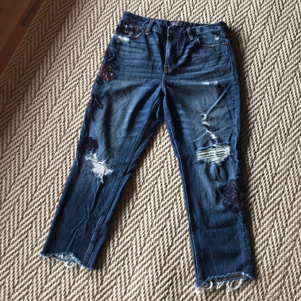 Embroidered Ambercrombie jeans